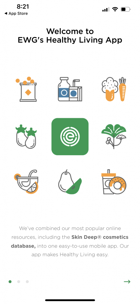 EWG Healthy Living App