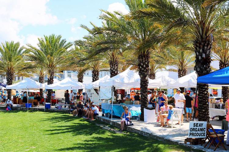 Farmer's Market in Seaside 30A Florida
