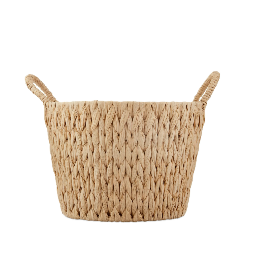 Neutral Rattan Woven Easter basket