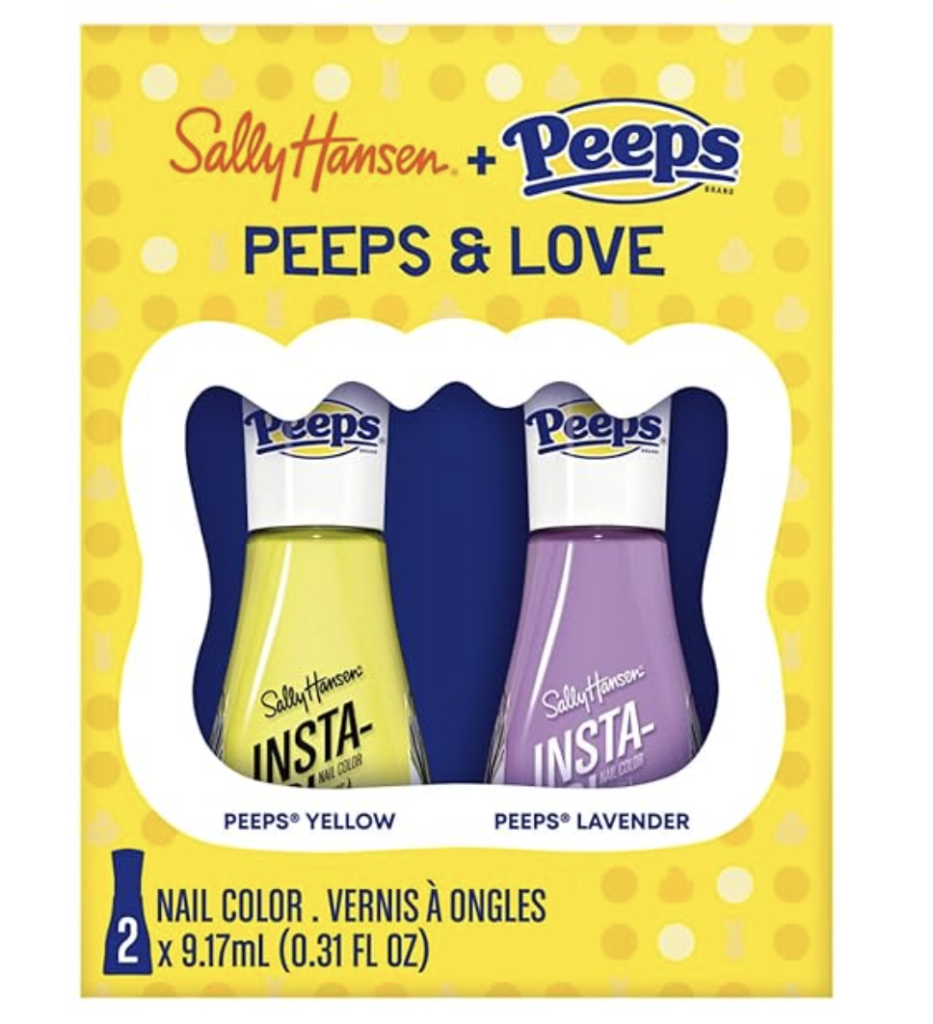 Sally Hansen x Peeps nail polish duo