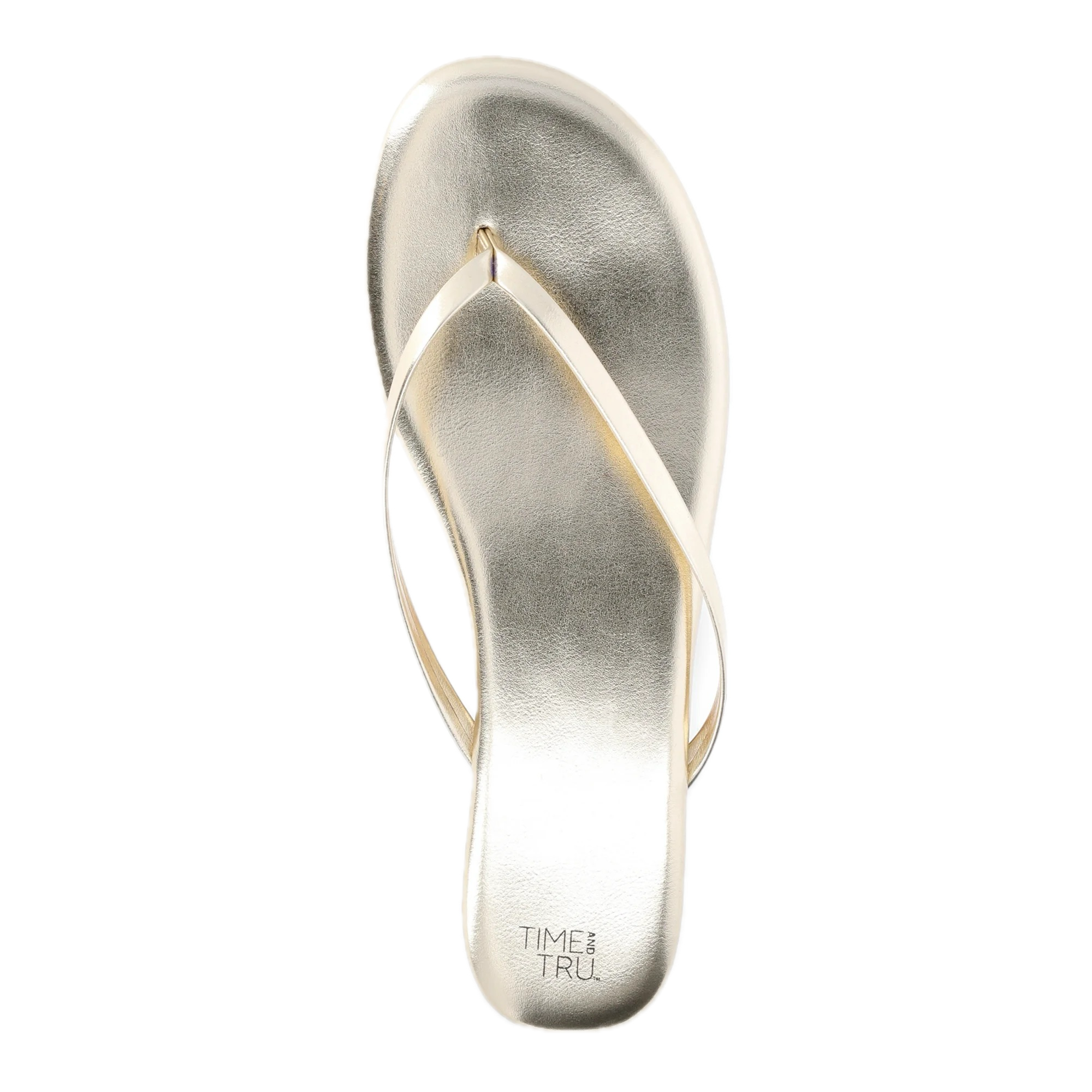 Gold flip flop thong sandal at Walmart under $10