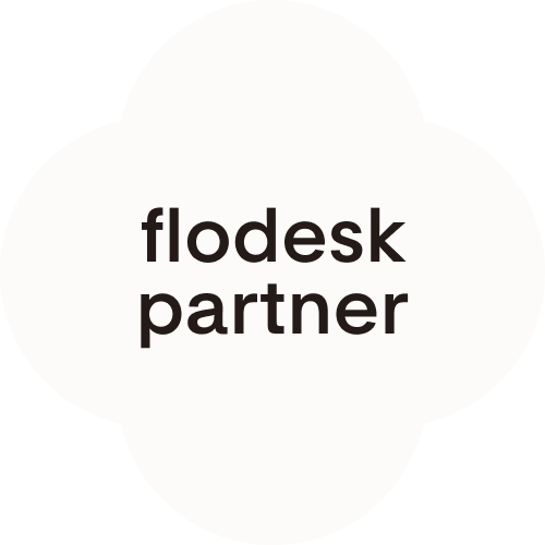 Flodesk Partner website badge